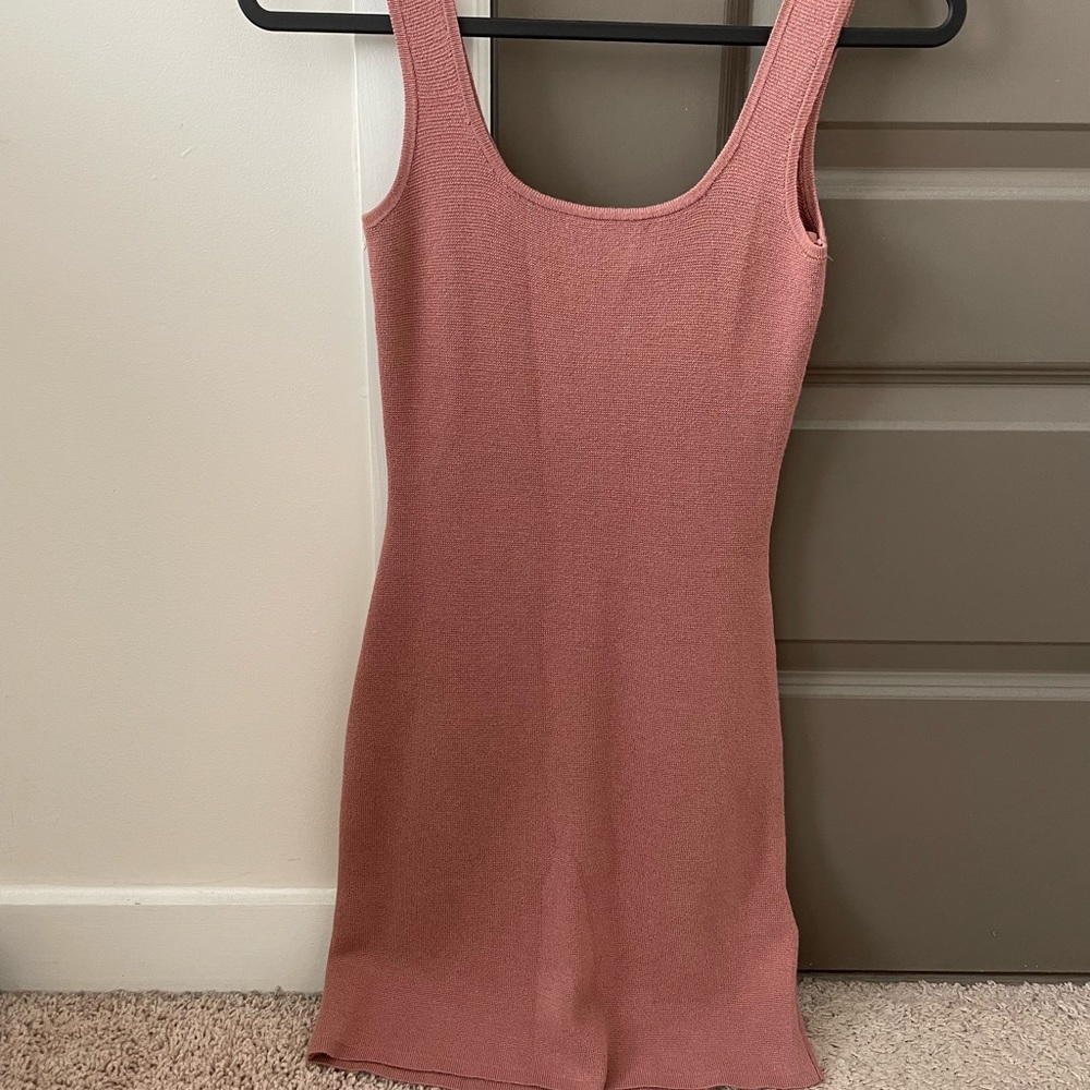 COPY - Abercrombie & Fitch 90s ribbed mini sweater dress